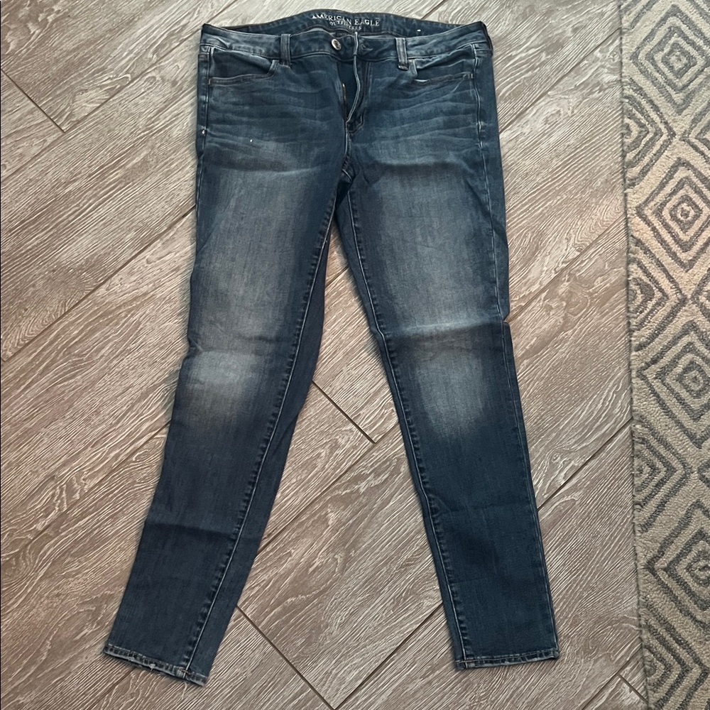 American Eagle Outfitters Charcoal Skinny Jeans